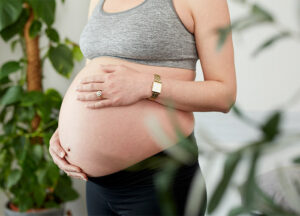 pregnant patient in one of our clinics