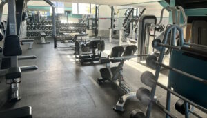 Gym equipment at the Crouch End Fitness Centre
