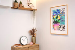 subtle artwork and greenery on display in our clinic